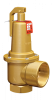 Prescor S 700 1 1/4"x 1 1/2" (внутр. резьба), клапан предохранительный, Рсраб= 6,0 бар, Tmax=120 C